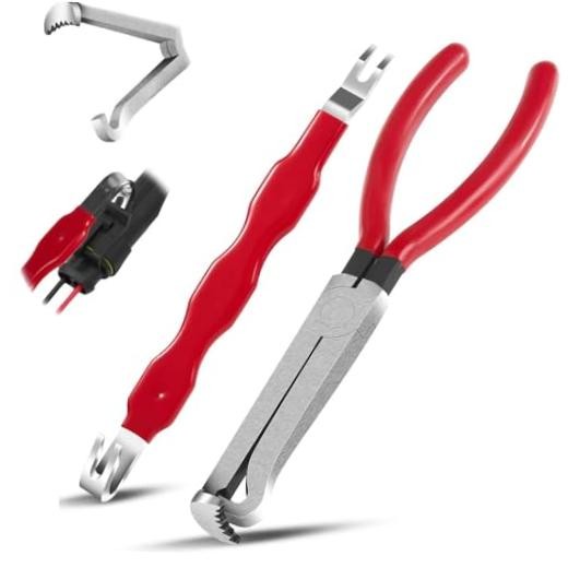 Automotive Electrical Connector Pliers Set - Quick Release Disconnect Tool 2pcs