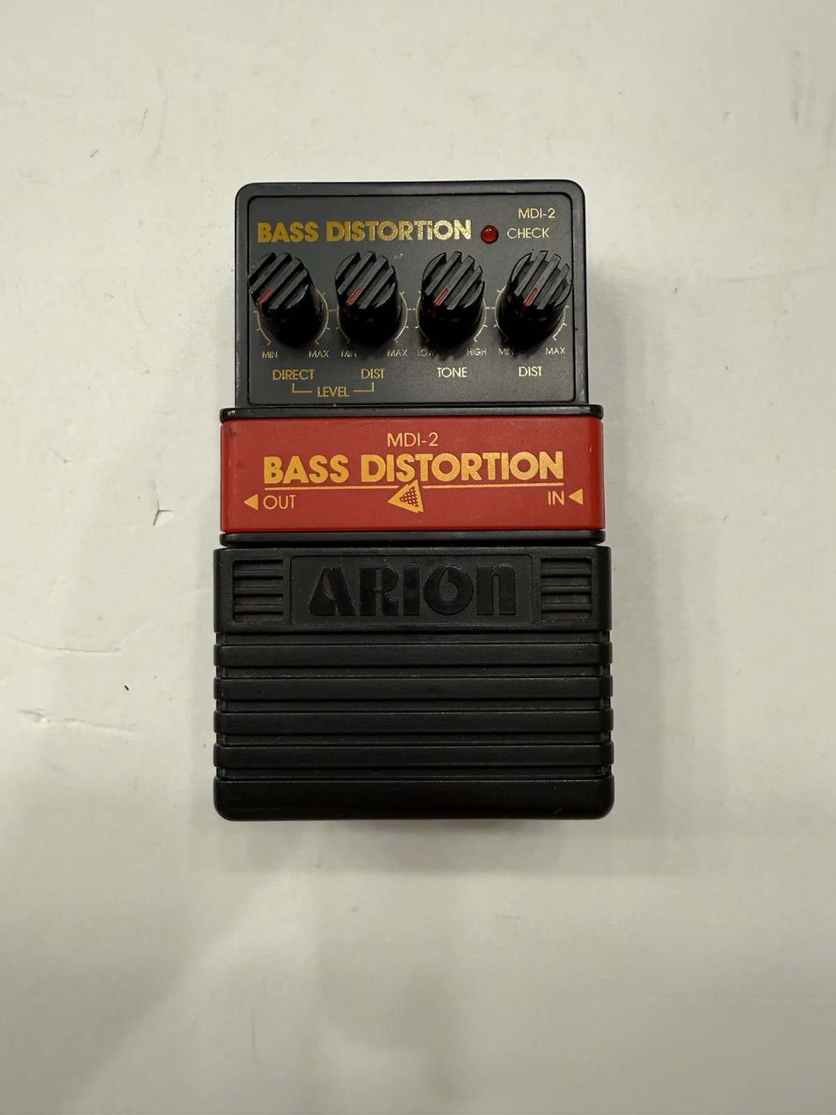 Arion MDI-2 Bass Distortion Vintage Guitar Effect Pedal