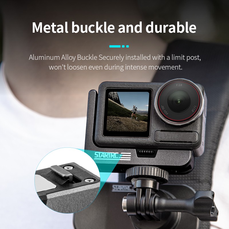 1PCS For DJI ACTION 5Pro/4/3 Camera Expansion Bracket L-Shape Vlog Adapter