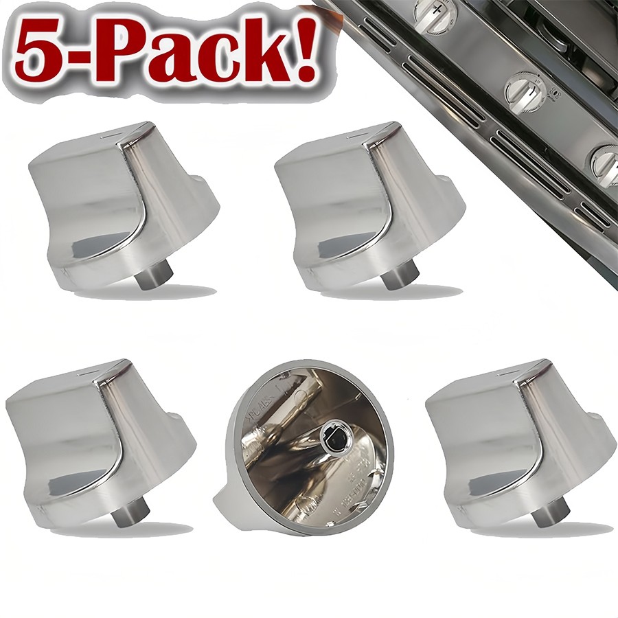 5PACKS New Genuine OEM For Whirlpool Oven Range Burner Knob W11366438 Range Knob