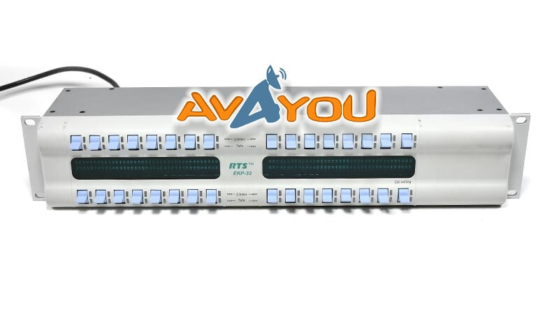 RTS Telex EKP-32 Expansion Panel for KP-32 Intercom Adam Zeus 90007675000 Blue