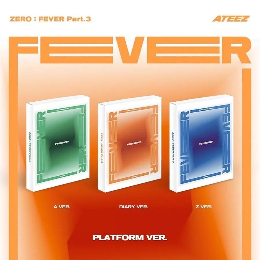 ATEEZ [ZERO : FEVER PART.3] Album PLATFORM Ver/QR+2 Photo Card+8 Image Card+GIFT