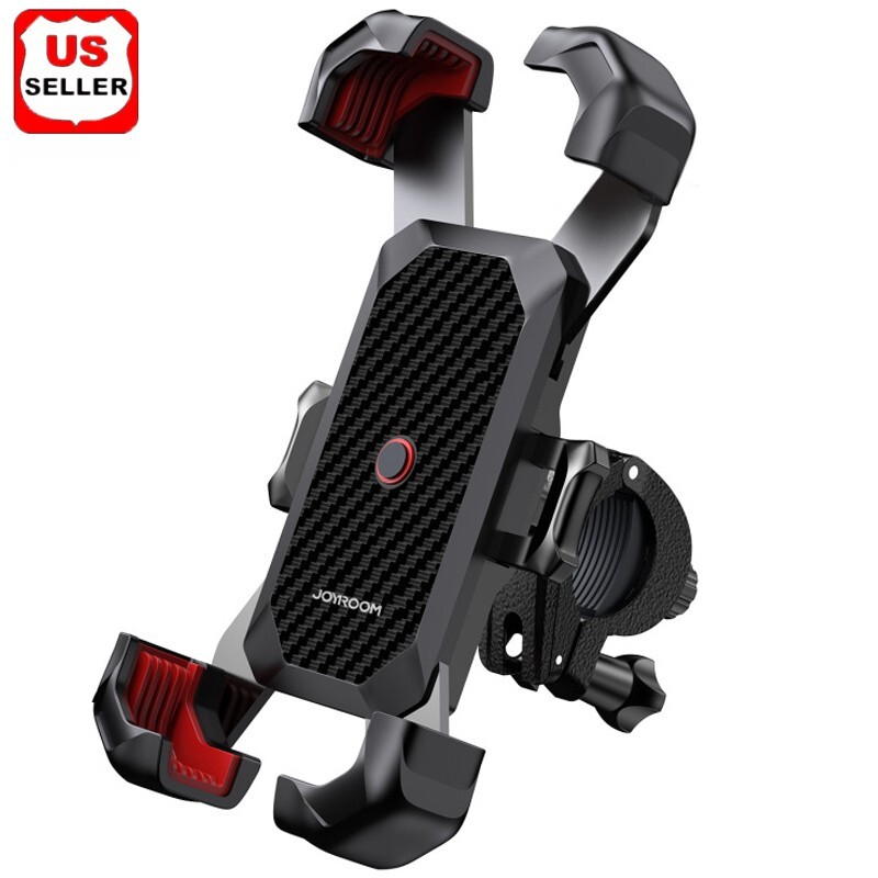 Motorcycle Phone Mount Auto Lock 100mph Military Anti-Shake Bike Phone Holder