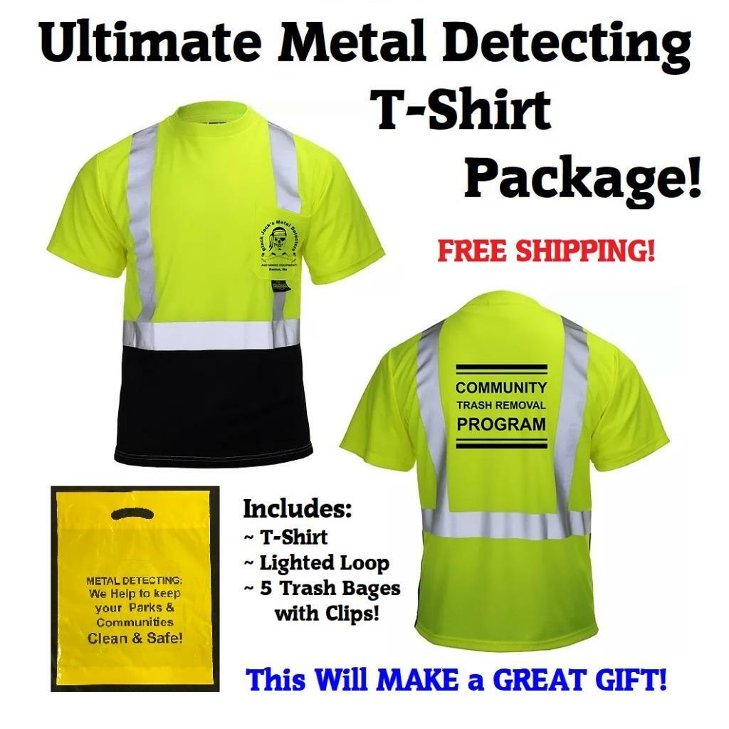 The Ultimate Metal Detecting T-Shirt, Size 2XL (Funny But True) HiVis Safety!