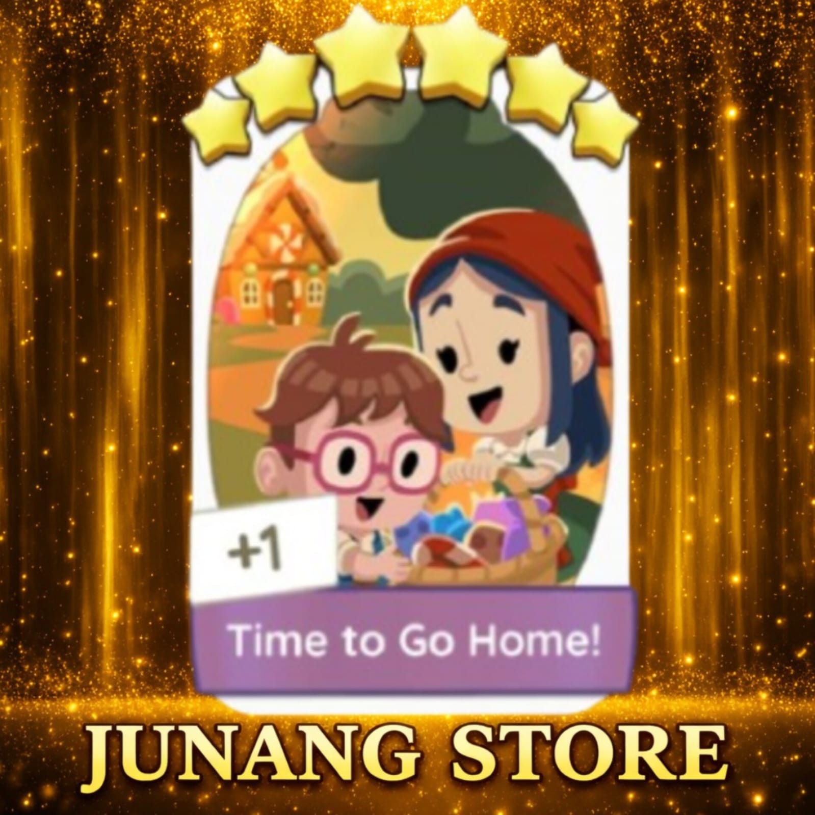 TIME_TO_GO_HOME!_6_STAR_MONO_POLY_-GO_EVER_AFTER_ALBUM_STICKERS FAST DELIVERY!