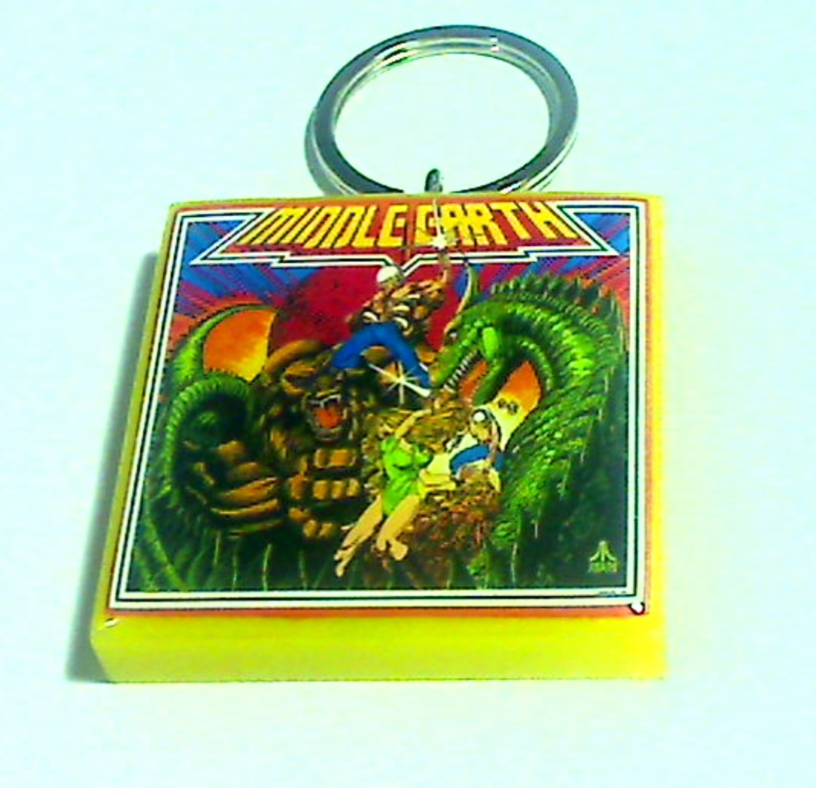Atari Middle Earth Pinball Backglass Keychain