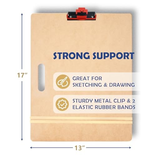 13x17 Professional Drawing Boards, Portable Sketch Board with Adjustable