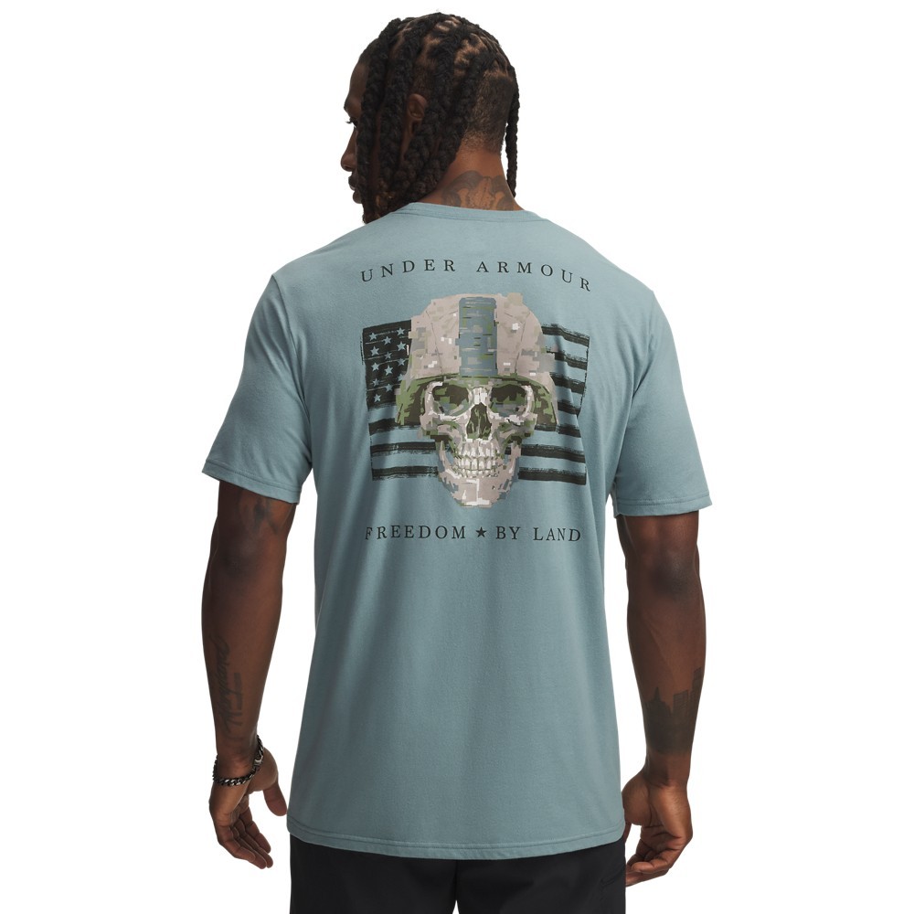 Under Armour 6004102 Men's UA Freedom by Land Graphic Tee Short Sleeve T-Shirt