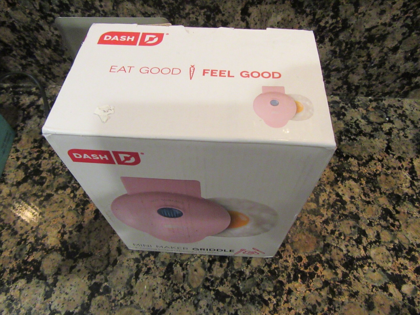 New Pink Dash Mini Maker Griddle 4" Cooking Surface Easy and Fun! Eggs + More!