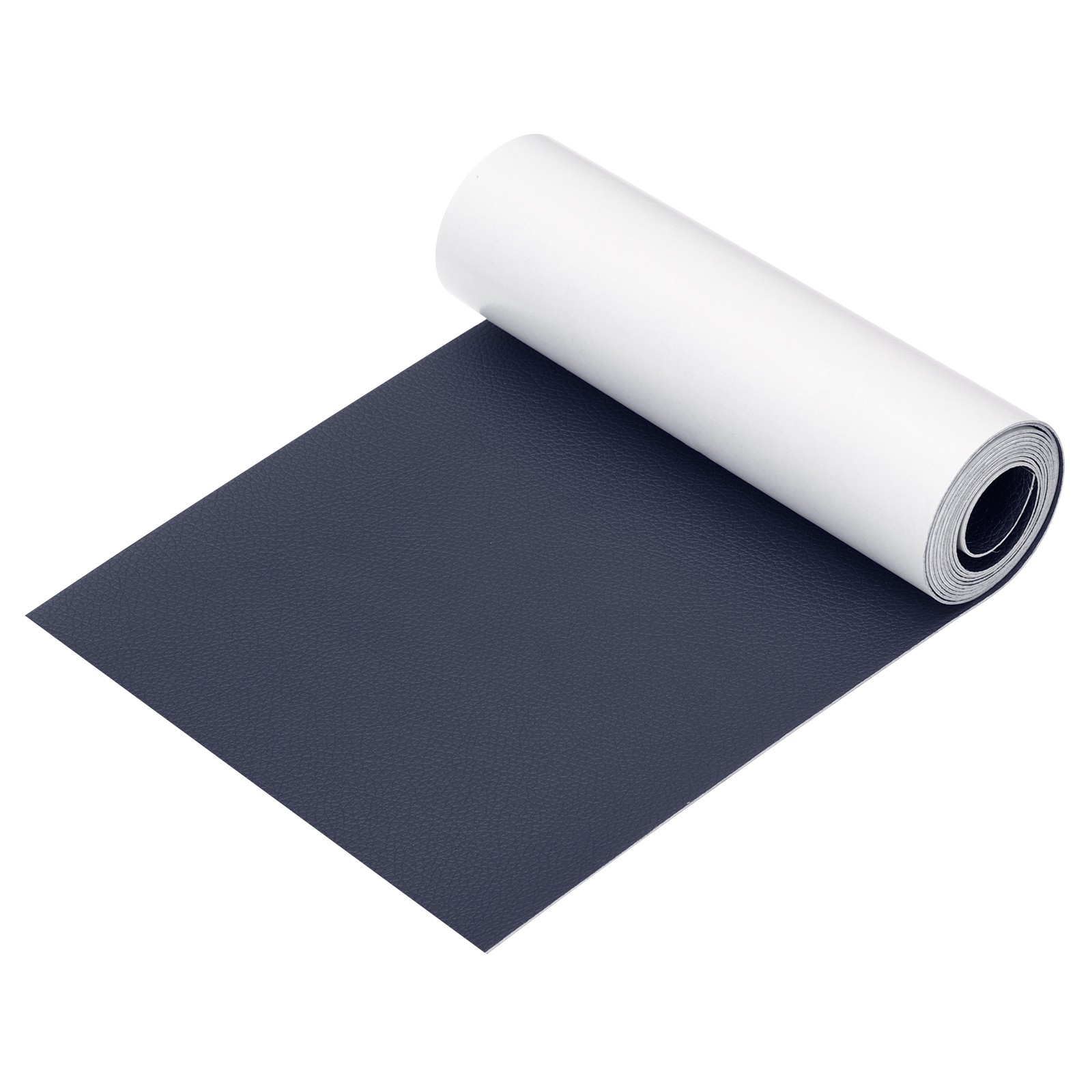 Leather Patches for Furniture, 6.3 x 61 Inch Self Adhesive Tape, Navy Blue