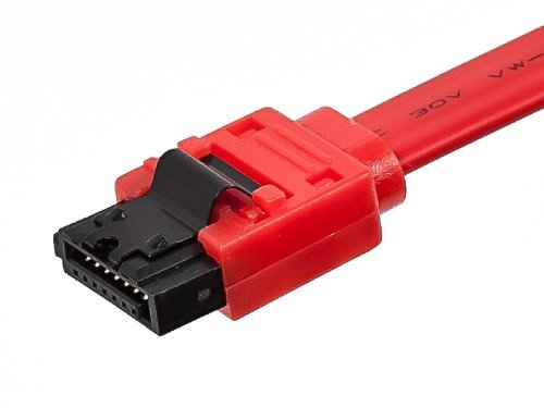 2pk 18" Serial SATA ATA RAID DATA HDD Hard Drive Cable Straight to Right Angle