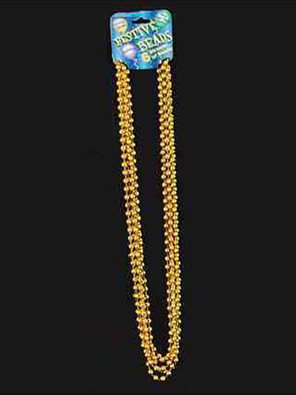 Rubie's - Metallic Gold Beads