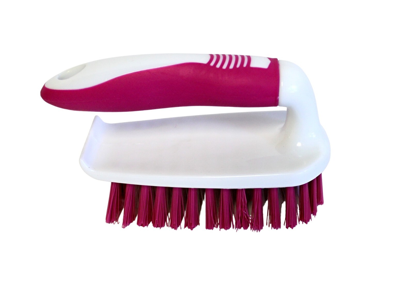 2 Pack Multi Purpose Plastic and Nylon Bristle Household Cleaning Brushes