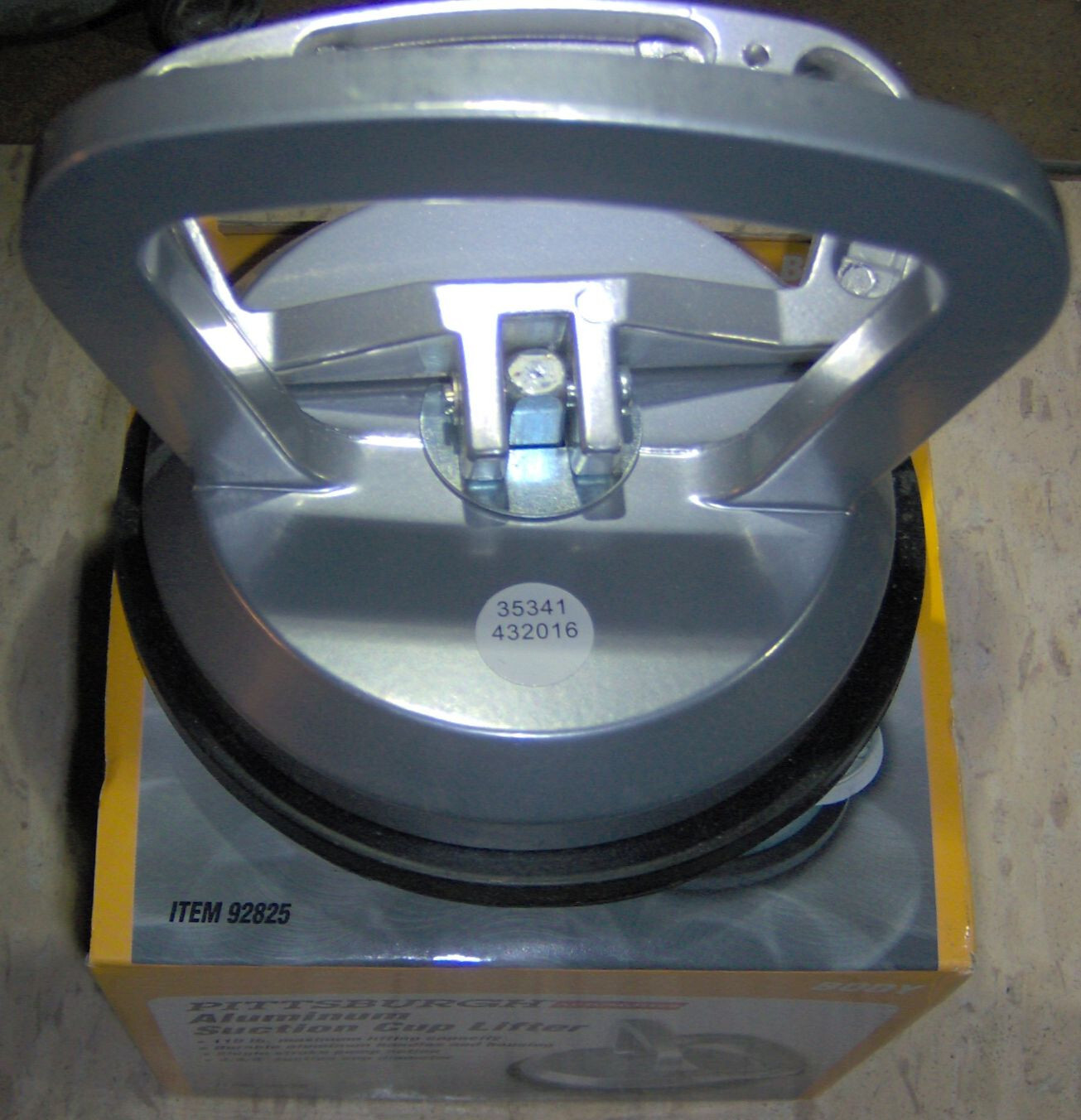 Aluminum SUCTION CUP LIFTER 110 lb 4.5" PRO Grade Grip lift puller dent puller