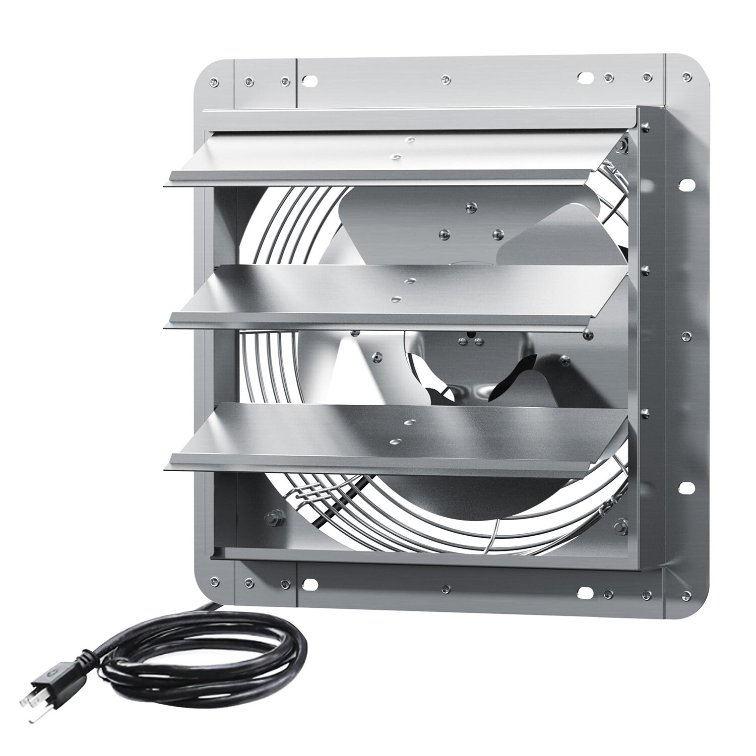 Shutter Shop Exhaust Fan 10" Inch For Greenohuse Garage Attic 844CFM Wall Mount