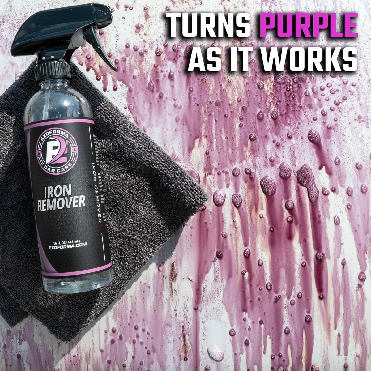 ExoForma Iron Remover - Fast Particle Remover, Prevents Rust | 16 Oz