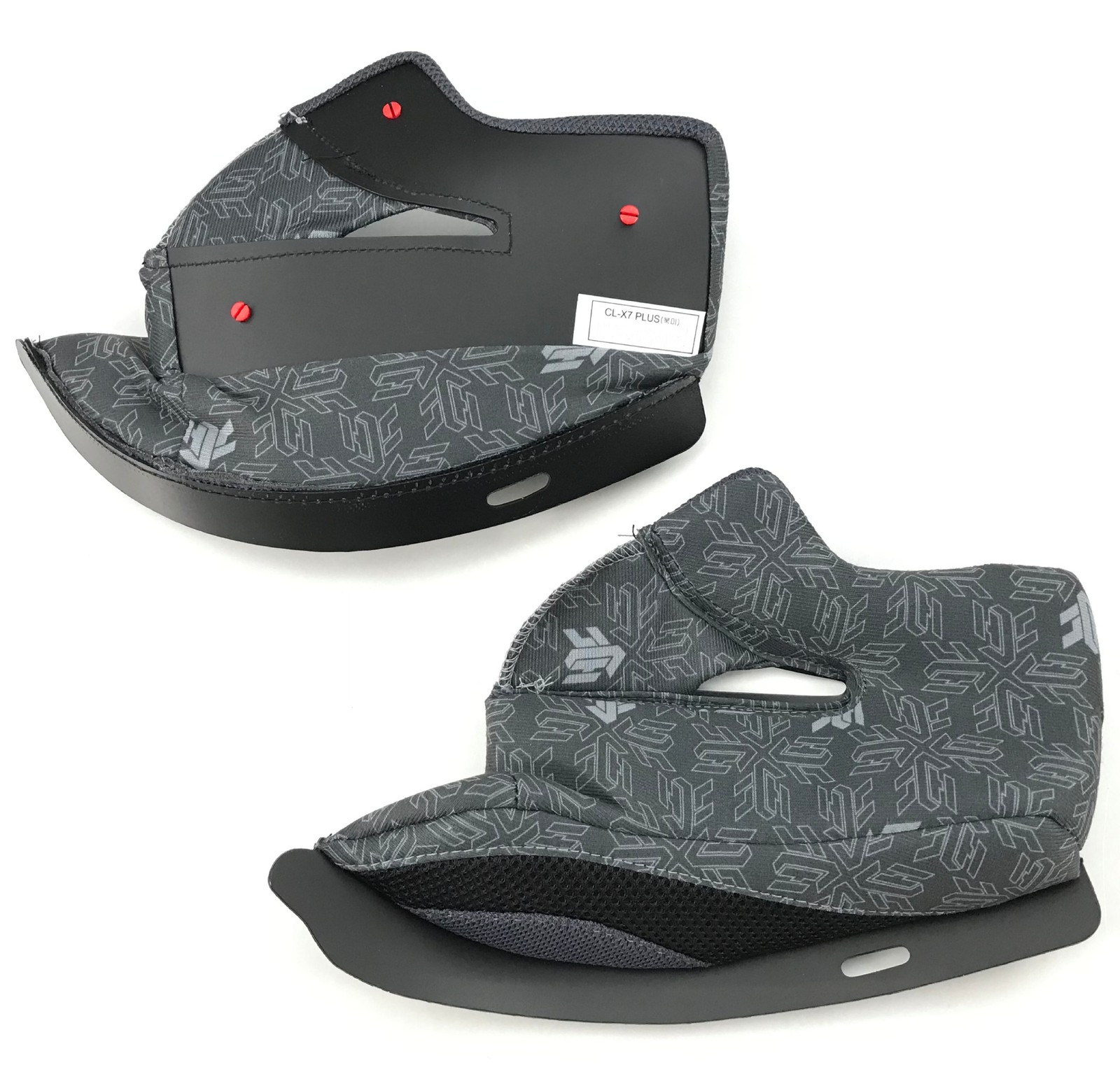 HJC CL-X7 Helmet Replacement Cheek Pads Gray