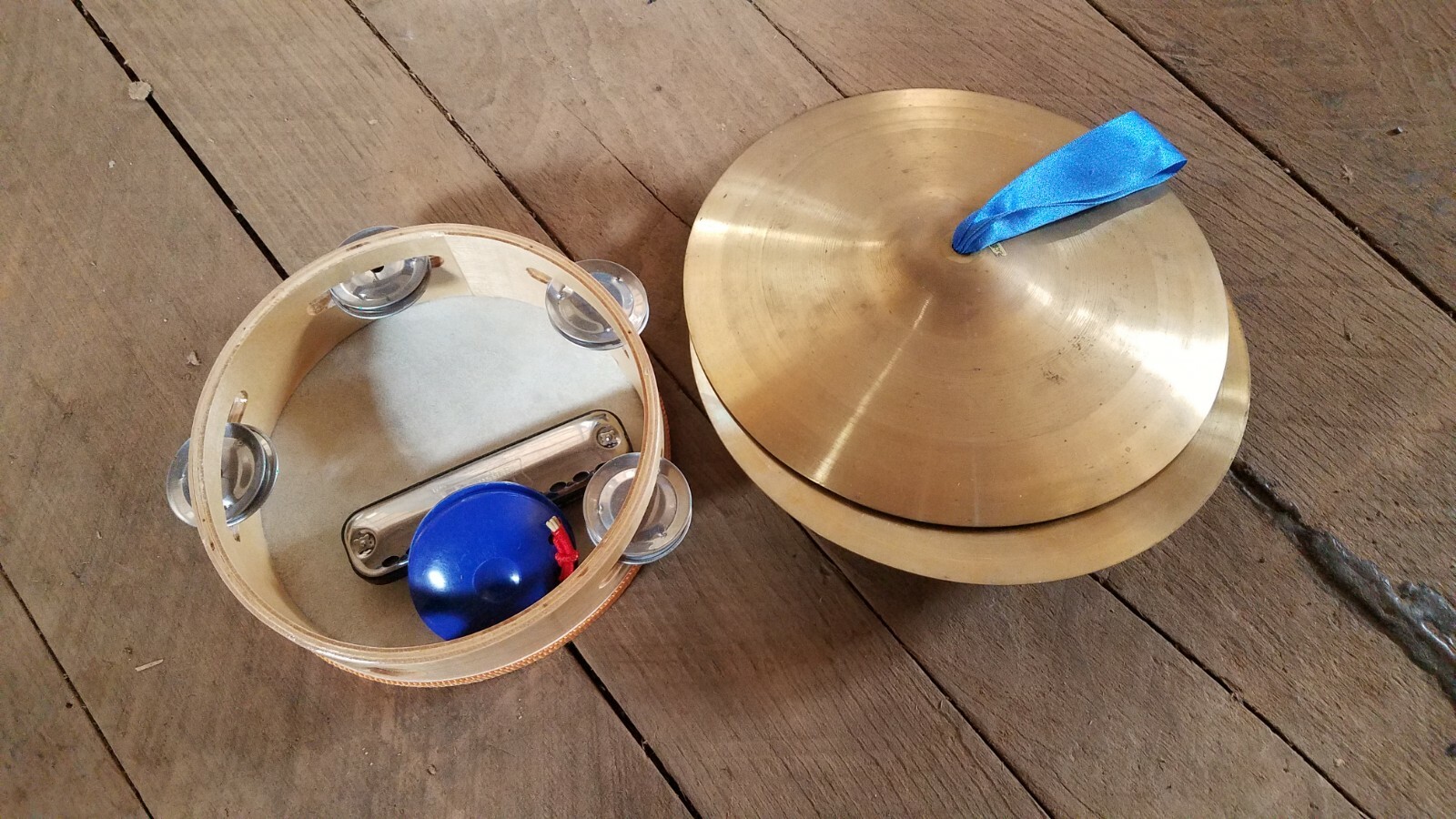 PERCUSSION set CHILD'S TOY cymbal tambourine lot