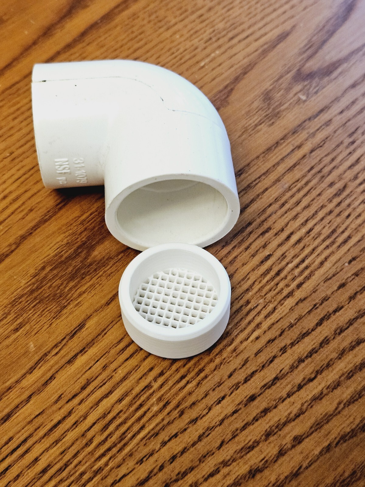 1" PVC Vent Screen, 1.315" OD, Fine Mesh Screen, All Plastic, 1" Fitting