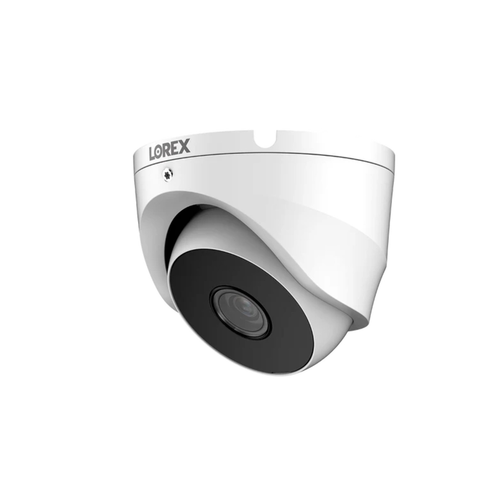 Lorex Wired Turret Security Camera 1080p HD CVI Outdoor IP67 Rated (White)