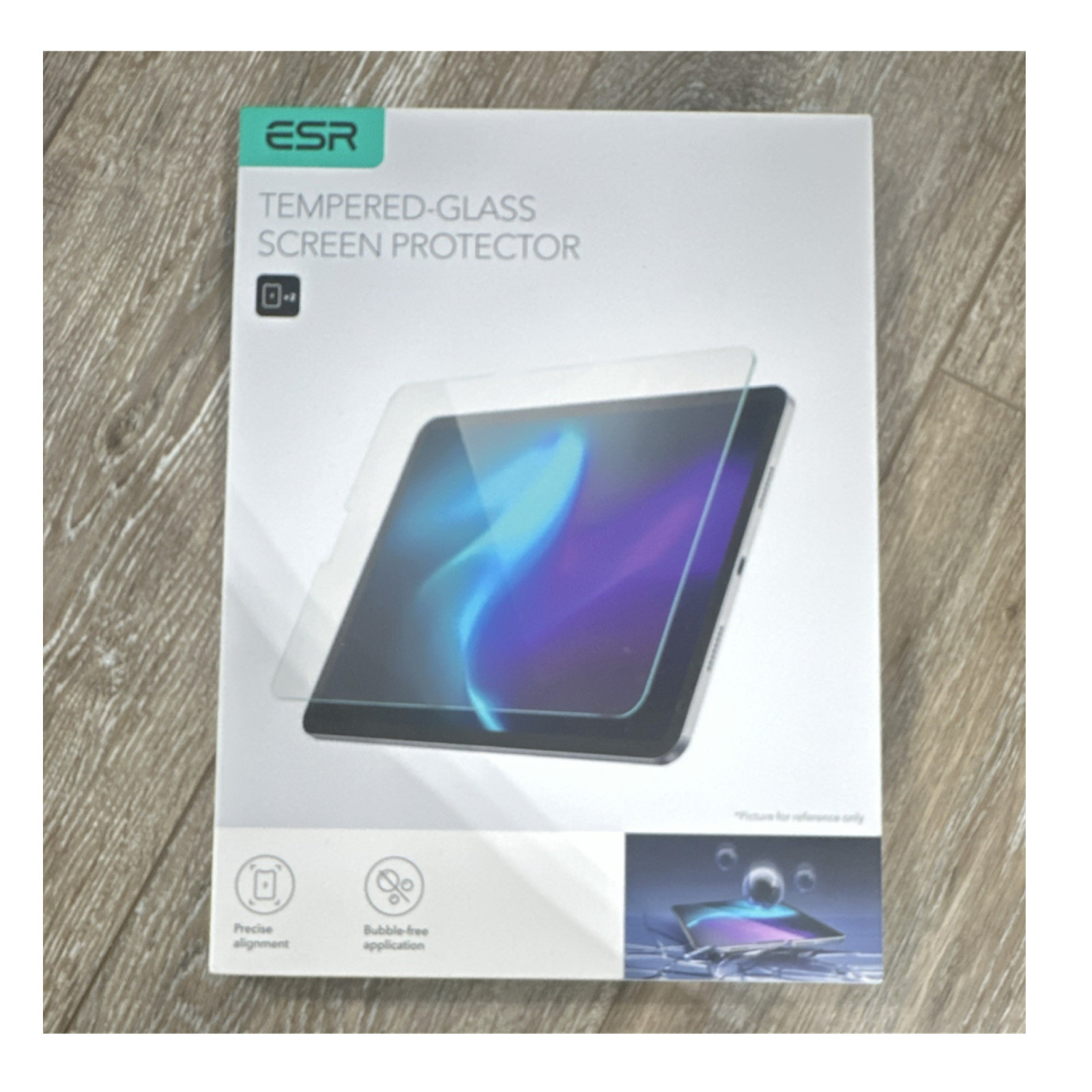 ESR Tempered Glass Screen Protector 2 Pack, Scratch Resistant, HD Clarity