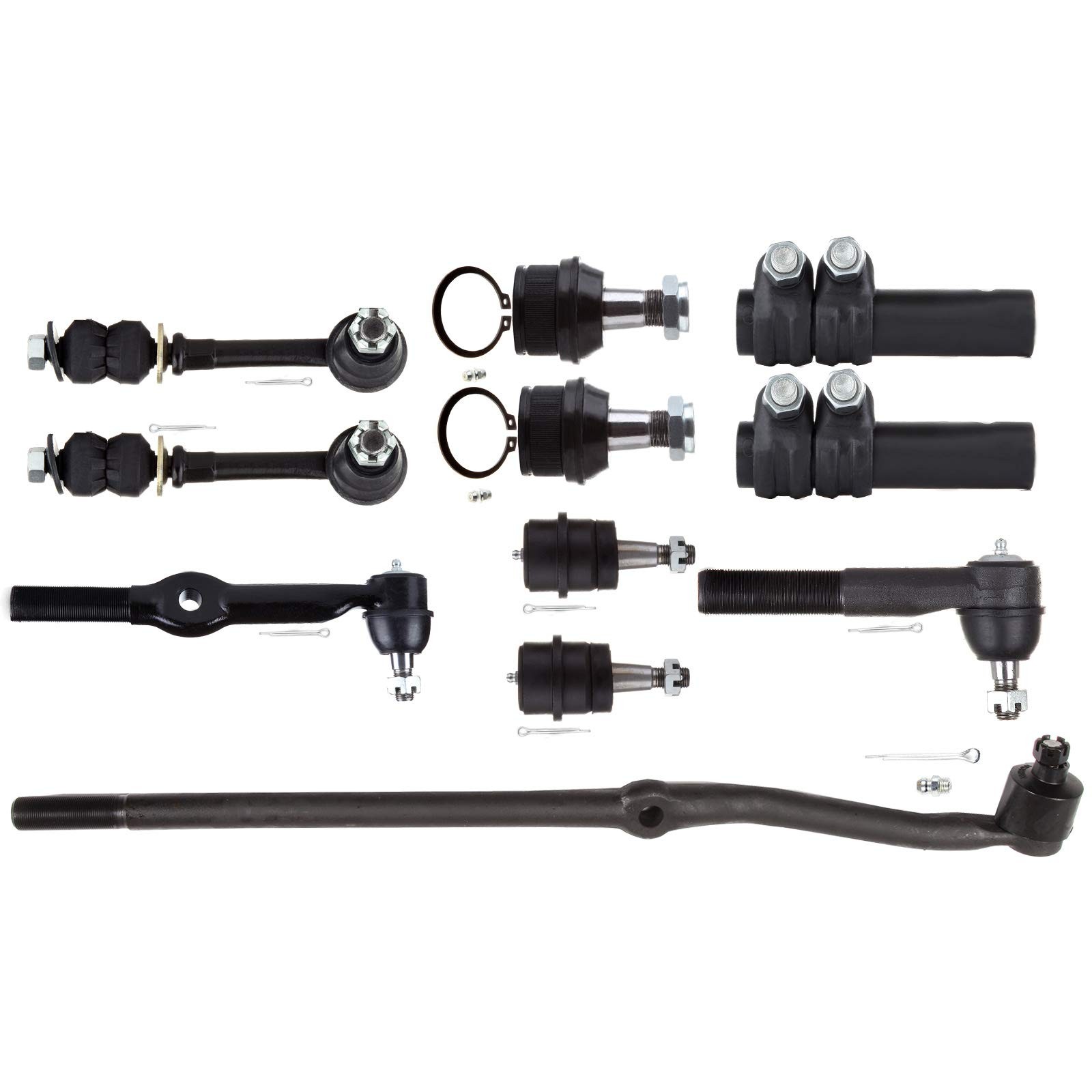 11pc Ball Joints Tie Rod Ends Adj Sleeve Sway Bar Links Dodge Ram 1500 94-97 4WD