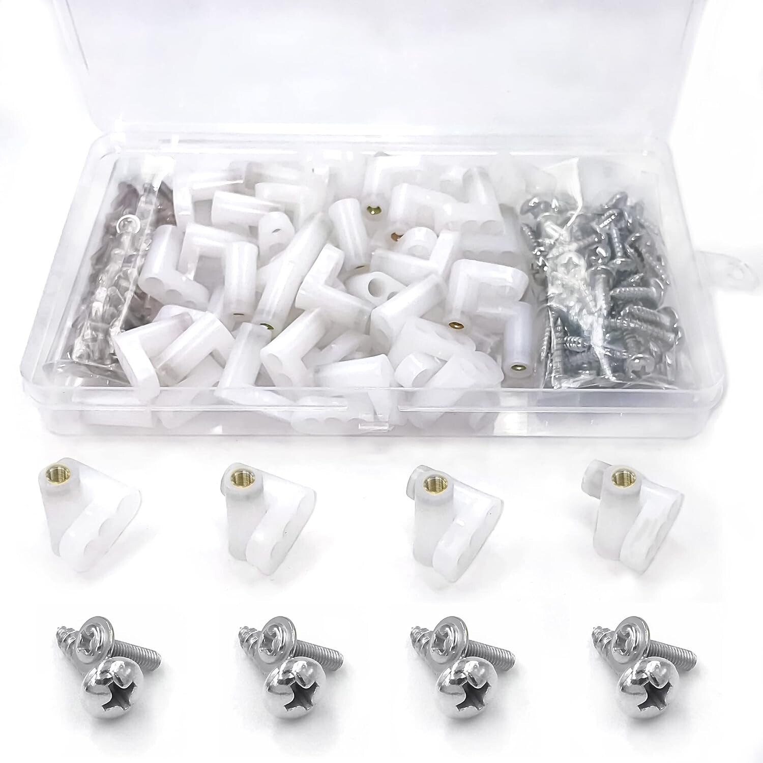 50 PCS Circuit Board Plastic Standoffs Mounting Hardware Motherboard Standoff
