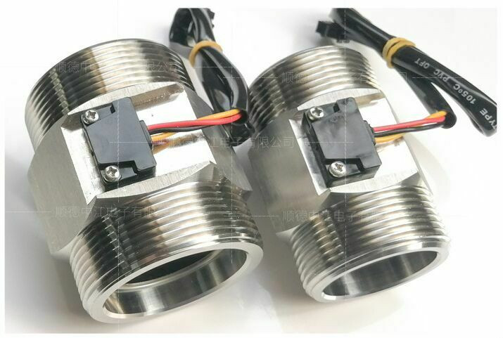 YF-DN50-S Large Diameter Hall Turbine Liquid Flow Sensor 2" Flowmeter SS304