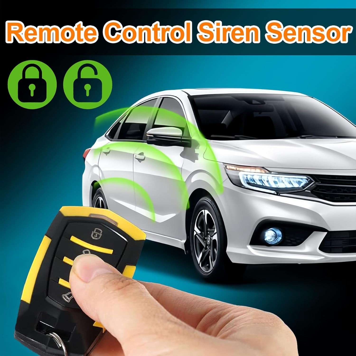 Universal Car Alarm System Remote Central Locking Kit Keyless Car Door Entry ...