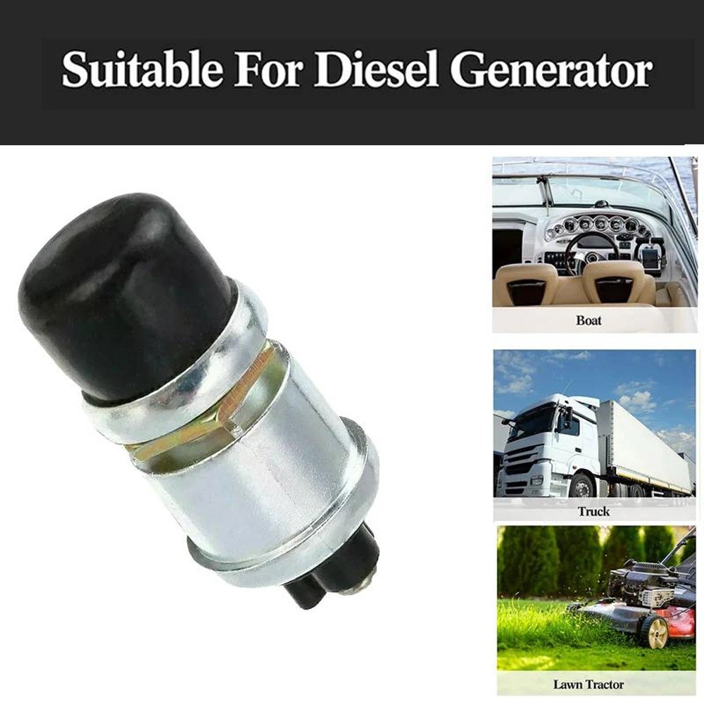 4 PCS 12 Volt DC Heavy-Duty Start Momentary Push-Button Starter 50 Amps Switch