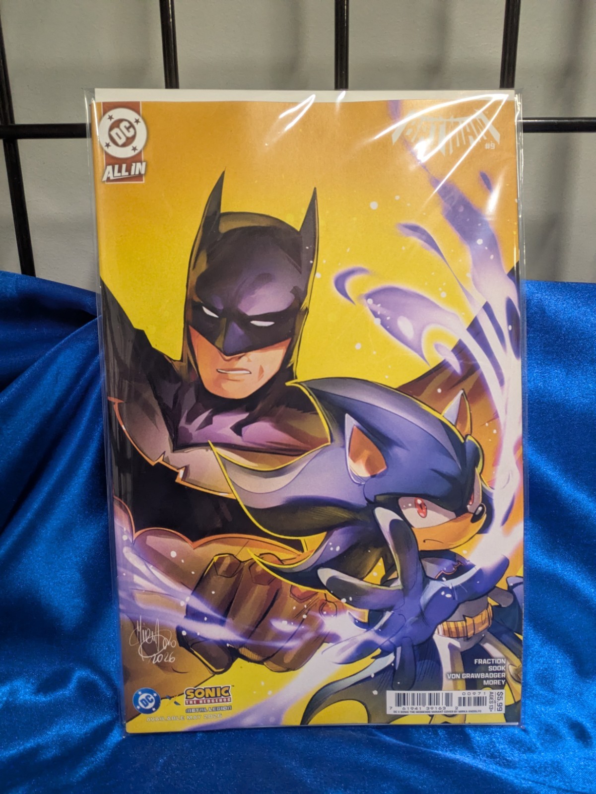 Batman #9 Mirka Andolfo DC X Sonic Variant (2026)