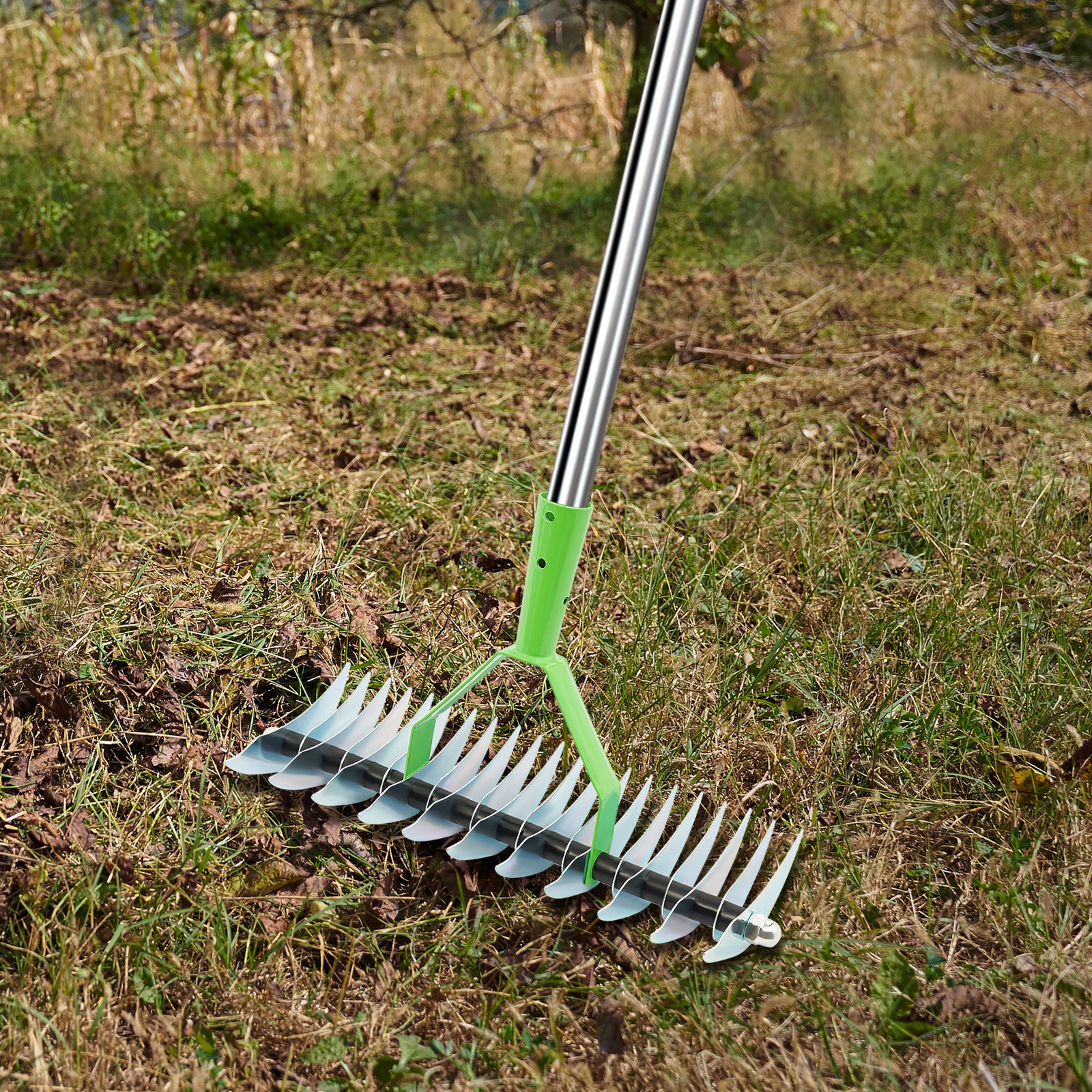 Thatch Rake Head Versatile Grass Grooming Rake Head for Cleaning Dead Grass