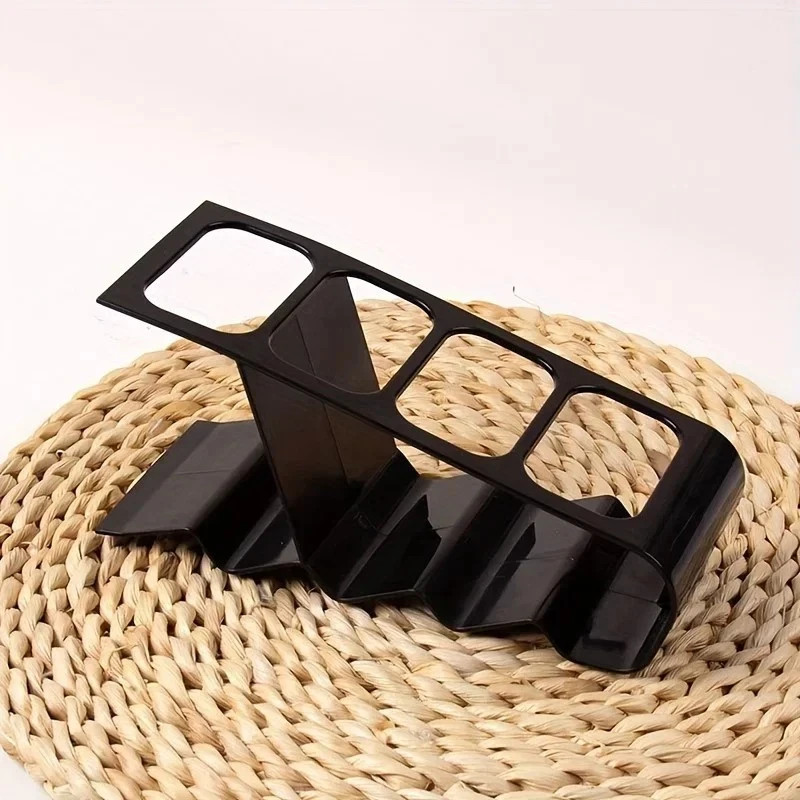 4 Compartment Remote Control Holder Desk Organizer Storage Rack Plastic Stand