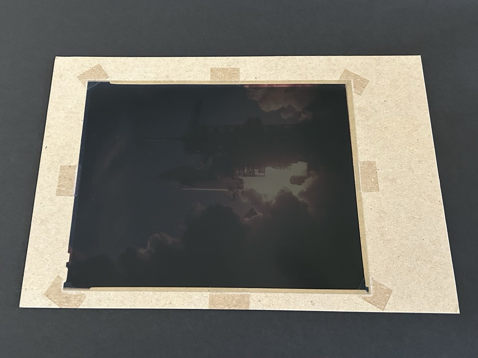 1981 NASA KSC Space Shuttle Columbia STS-1 Liftoff Presentation Transparency-362