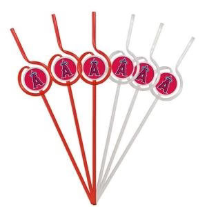 Los Angeles Angels of Anaheim Team Sipper Straws