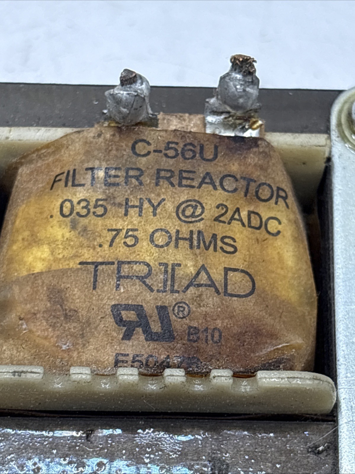 TRIAD C-56U Filter Reactor 035 HY @ 2 ADC 75 OHMS