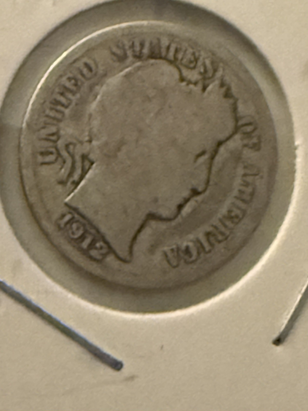 1912-D Barber Dime 90% Silver Denver Mint Better Date VG Barber Coin
