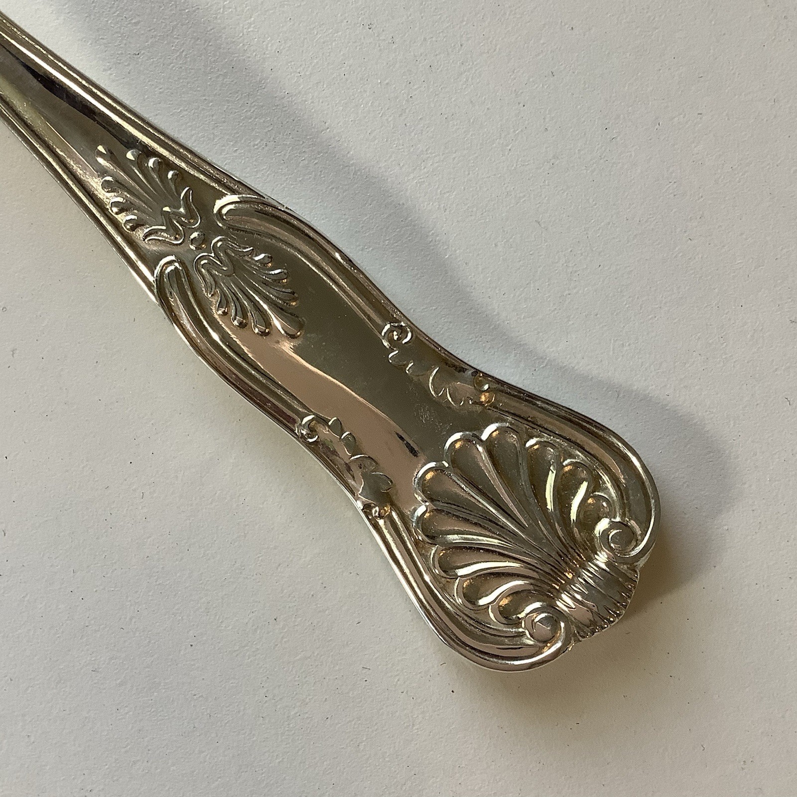 Kings Design Sheffield England Large 13" Serving Spoon Silverplate EUC