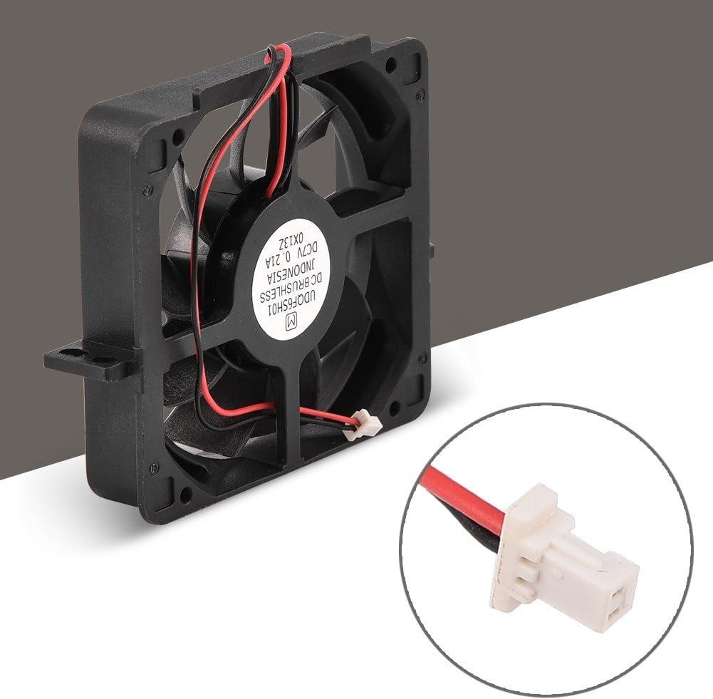 Replacement 30dB PS2 Cooler Fan, 2-Pin Connector, Easy Swap Installation