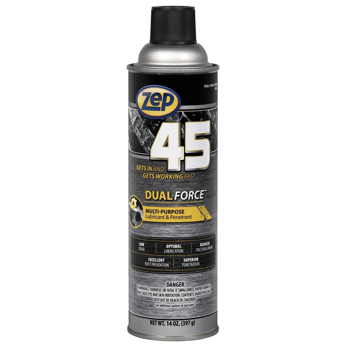 ZEP 45 Dual Force Multi Purpose Lubricant & Penetrant 14 oz