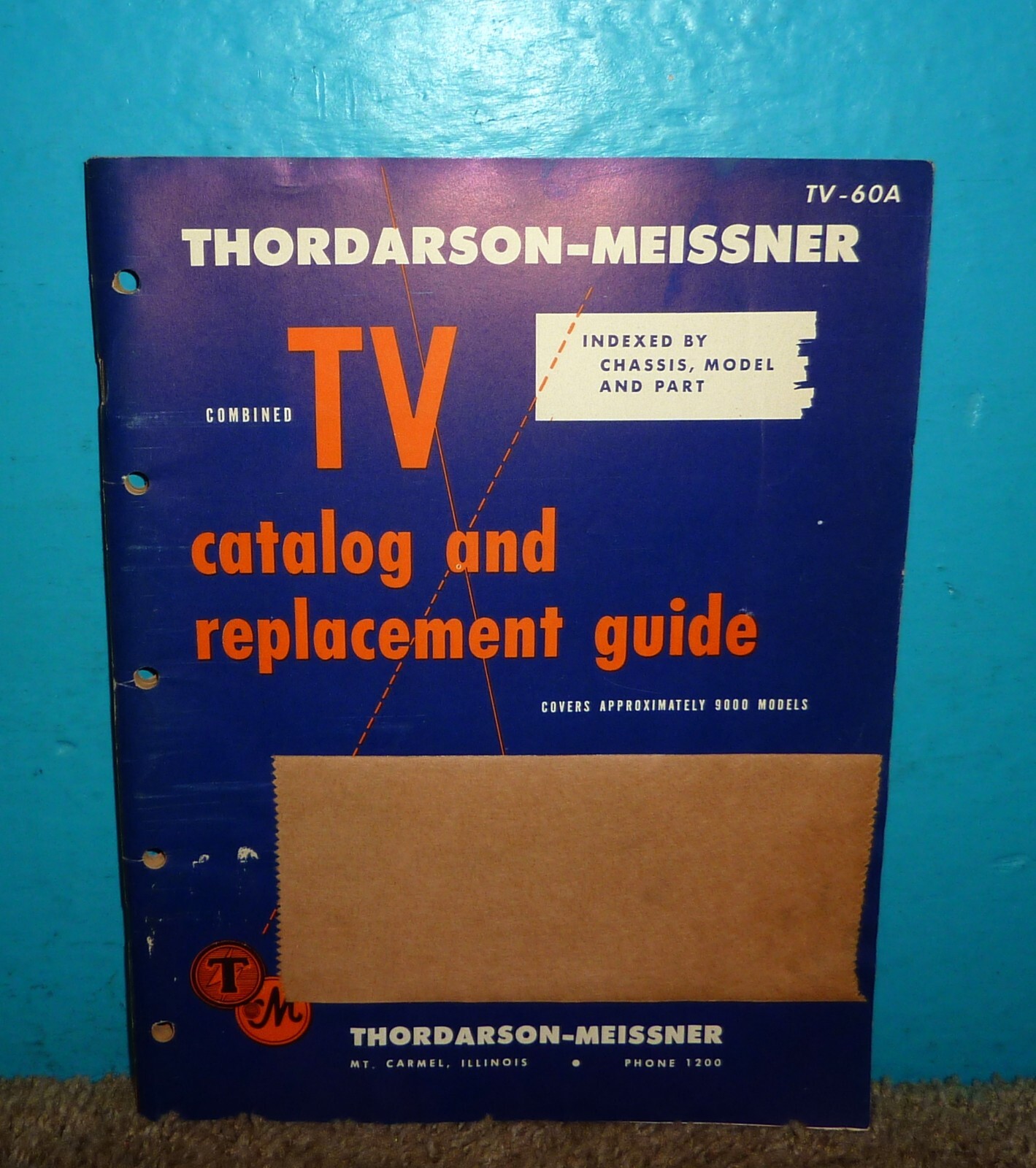 Thordarson Meissner Combined TV Catalog & Replacement Guide TV-60A