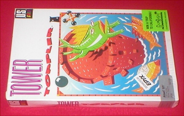 Tower Toppler for the Atari ST 520 1040 Mega Computer NEW SEALED