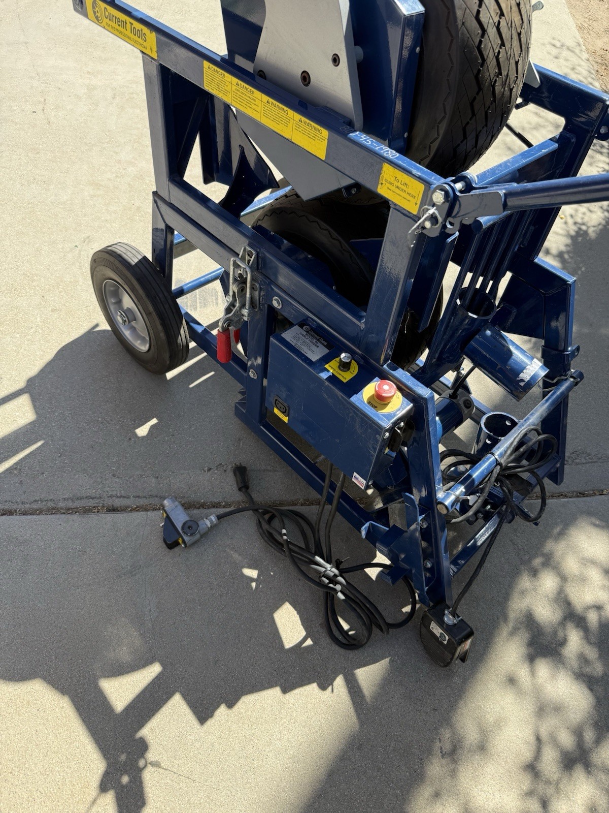 Current Tools Blue Cable Puller 99 Heavy Duty Electric Cable Pulling Machine