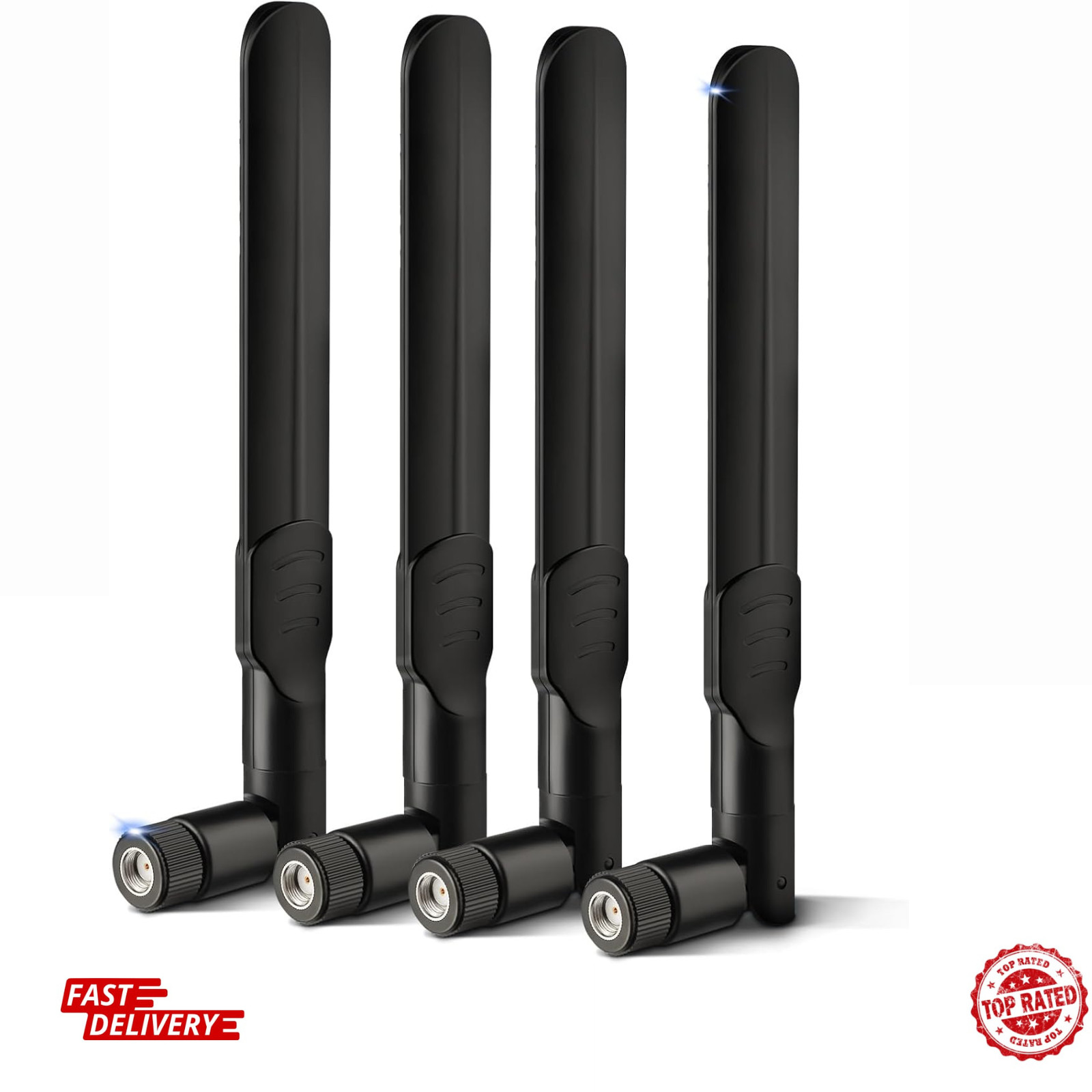4 Pack TACTACAM 4G LTE Cellular Trail Camera Antenna 8dBi RP-SMA Male Spypoint