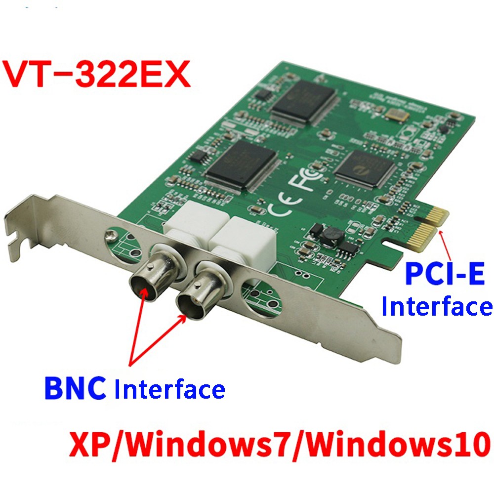 PCI-E Interface 1Pcs Video Image Acquisition Card VT-322EX