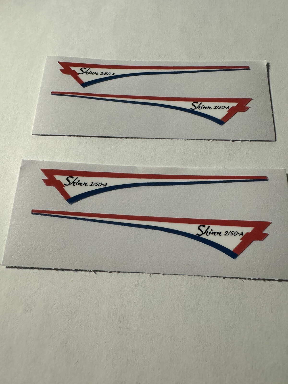 Cox .049 6215 Yellow Avion Shinn Reproduction Sticker 2 Sets