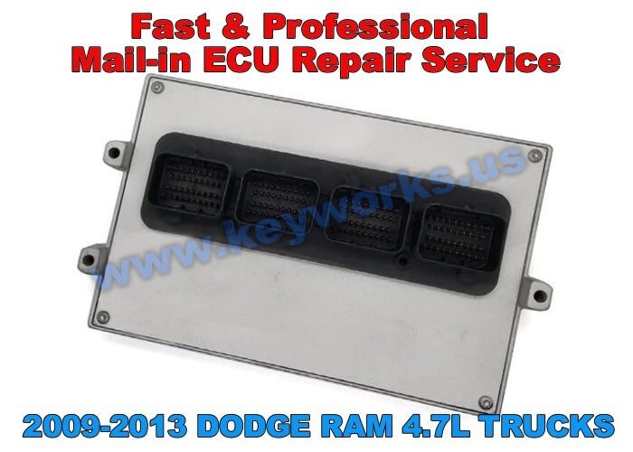2009-2013 DODGE RAM 4.7L TRUCKS ECU, PCM REPAIR SERVICE - Fast & Professional