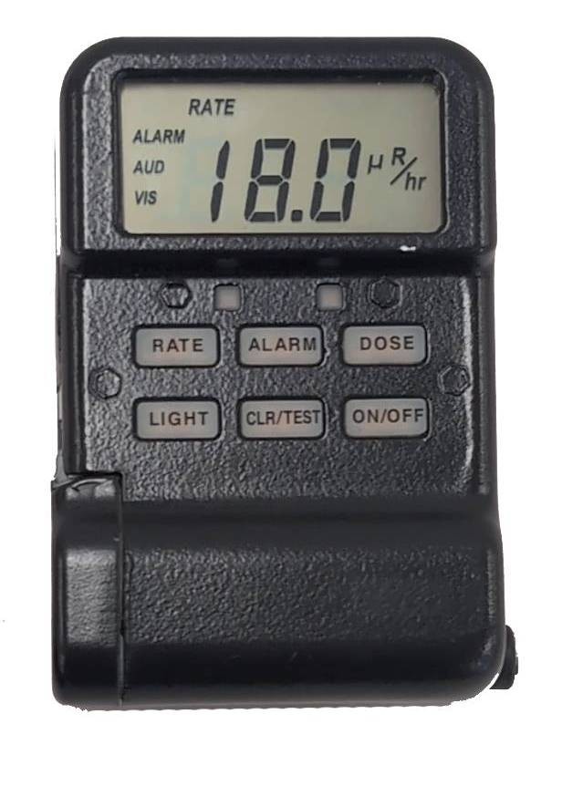 Canberra UltraRadiac URad Plus R/B Radiation Detector Monitor w/ Belt Clip