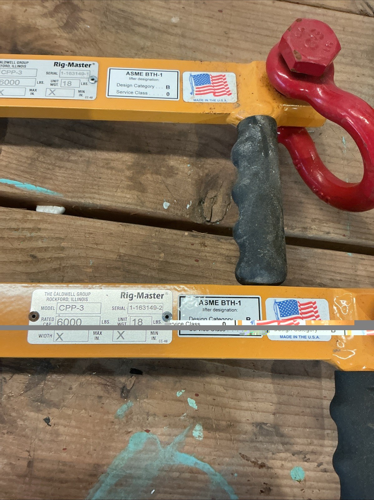 Caldwell Rig-Master Model CPP-3 Pipe Pick.