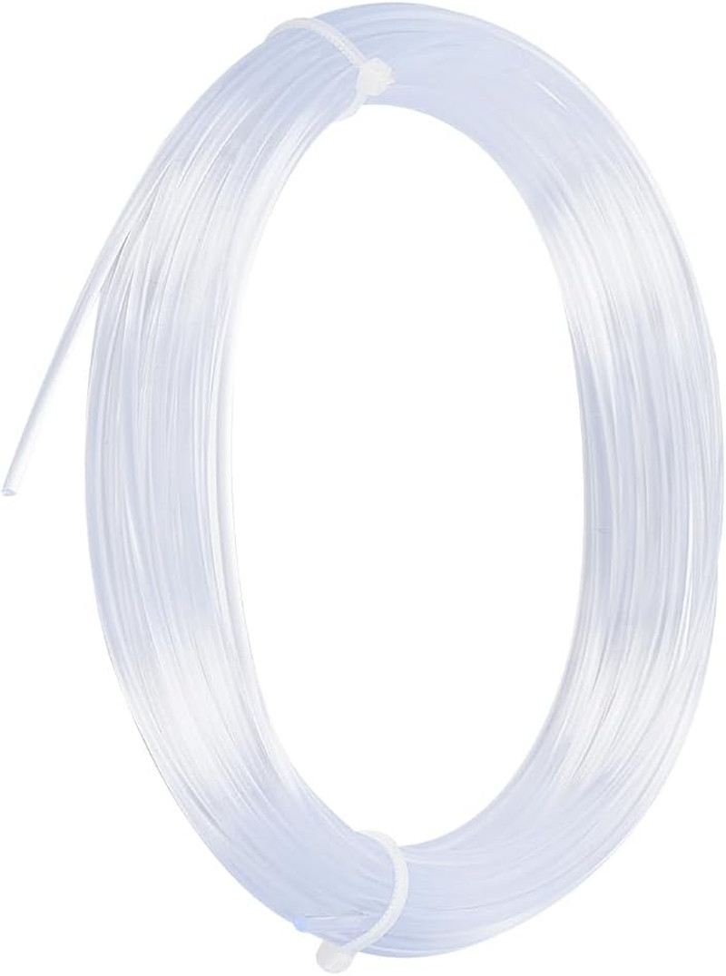 BENECREAT 10.9 Yard Plastic Boning Roll, 2.5Mm PP Corset Strips round White Webb